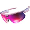 Bild von BleeqUp Ranger AI Sports Glasses, AR Brille, Violett, Pink