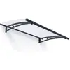Bild von Palram, Überdachung + Carport, Vordach Aquila 150,5x91,5 cm anthrazit Polycarbonat klar