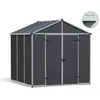 Bild von Palram, Gartenhaus + Gartenschrank, Gerätehaus Rubicon 237x228,6cm Grau
