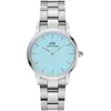 Bild von Daniel Wellington, Armbanduhr, Iconic Link Capri Silver (28 mm), Silber, (Analoguhr, 28 mm)