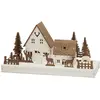 Bild von Konstsmide, Weihnachtsbeleuchtung, LED-Dekoration Waldhäuser mit Rentieren 28 x 14 cm