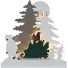 Bild von Star Trading, Weihnachtsdeko, LED-Dekolicht Forest Friends 38 cm, Holz