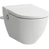 Bild von Laufen, Toilette + Bidet, Wand-Dusch-WC CLEANET NAVIA tief 4,5/3 l spülrandl 370x580mm we matt