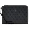 Bild von Guess, Damen, Handtasche, Bath Medium Clutch, Grau, Schwarz