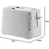 Bild von Alessi Plissé Toaster, Toaster, Weiss