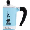 Bild von Bialetti Rainbow 3 Becher, Espressokocher, Blau