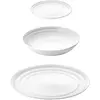 Bild von Guzzini 29970011 Tropfen Everyday Set 6 Teller Porzellan Weiss 6-tlg, Teller, Weiss