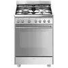 Bild von Smeg Cx68mf8-2 60 Cm Gasherd Mit Backofen 4 Brennern