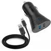 Bild von SBS Auto-Ladeset USB-Typ C, Auto Adapter, Schwarz