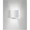 Bild von Fabas Luce, Gartenbeleuchtung, CODY WHITE LED Wandleuchte 12W warmweiss Weiss 6542-21-254