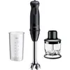 Bild von Braun MQ30201MBK Serie 3, Stabmixer, Silber, Schwarz