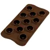 Bild von Silikomart Choco Crown, Backform, Braun