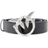Bild von Pinko, Damen, Gürtel, Love Berry H3 Belt, Silber, Schwarz, (L)