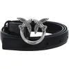 Bild von Pinko, Damen, Gürtel, Love Berry H2 Belt, Silber, Schwarz, (90, M)