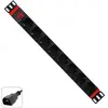 Bild von WP Rack & Cabling WP WPN-PDU-C01-08 Stromverteilungseinheit (PDU) 8 Steckdose(n) AC 1U Schwarz, Rot, USV Zubehör