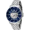 Bild von Maserati, Armbanduhr, Herrenuhr Sfida, Silber, (Chronograph, 44 mm)