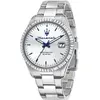 Bild von Maserati, Armbanduhr, Competizione, Silber, (Analoguhr, 43 mm)
