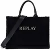 Bild von Replay, Damen, Handtasche, Shopper Tasche 39 cm, Schwarz