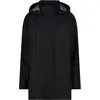 Bild von CMP Campagnolo, Damen, Regenjacken, Rain Hoodie Button, Schwarz, (XL)