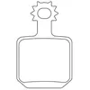 Bild von Wag Magura Mt7 4p Strong Bremsbeläge Aus Halbmetall One Size