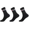 Bild von Tennissocken Damen Fila (x3) Schwarz 35/38