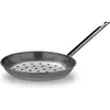 Bild von Vaello Maronenbräterpfanne Gebürsteter Edelstahl (Ø 28 cm), Pfanne + Kochtopf, Silber