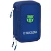 Bild von FC Barcelona, Etui, Dreifaches Federmäppchen F.C. Barcelona Marineblau 12,5 x 19,5 x 5,5 cm 37 Stücke