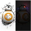 Bild von 3DLightFX, Kinderlampe, Star Wars: 3D Deco Light BB-8