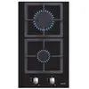 Bild von Cata Sci 3002 Bk Gasglasplatte 2 Brennern