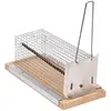 Bild von Sauvic, Tierfalle, Mausefalle aus Metall und Holz 21 cm