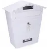 Bild von EDM, Briefkasten, Briefkasten 85800 Weiss Stahl Classic 29,5 x 10,5 x 35,5 cm