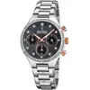 Bild von Festina, Armbanduhr, Boyfriend, Silber, (Analoguhr, Chronograph, Uhr mit Schmuckstein, 36 mm)
