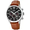 Bild von Festina, Armbanduhr, Timeless Chronograph, Schwarz, Silber, Braun, (Analoguhr, Chronograph, 44 mm)
