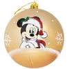 Bild von Christbaumschmuck, MICKEY - Doré - Pack 6 Boules de Noël - 8 cm (6x)