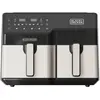 Bild von Black & Decker Black&Decker BXAF9000E dual 9l., Fritteuse, Silber, Schwarz