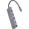 Bild von Nanocable 10.16.4409 (USB-C, 4 Ports), Dockingstation + USB Hub, Grau