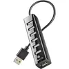 Bild von NGS Ihub7 tiny (7 Ports), Dockingstation + USB Hub, Schwarz