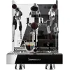 Bild von Cecotec Kaffeevollautomat mit Vibrationspumpe, E61-System, PID-Steuerung und Dampfauslass, Siebträgermaschine, Schwarz, Silber