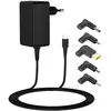 Bild von Leotec Cargador Notebook USB-C 45w 5 Puntas (45 W), USB Ladegerät, Schwarz