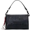 Bild von Desigual, Damen, Handtasche, Slingbag mit geprägter Textur, Schwarz