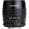 Bild von Lensbaby Velvet 85mm f/1.8 Sony E (Sony E, APS-C / DX, Vollformat), Objektiv, Schwarz