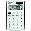 Bild von Rebell, Taschenrechner, RE-SHC312 Kleiner Taschenrechner, 12 stelligem Display, weiss/schwarz (Batteriebetrieb)