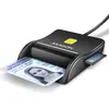 Bild von Axagon CRE-SM3SD USB Smart Card & SD/microSD/SIM Card FlatReader (USB 2.0), Speicherkartenlesegerät, Schwarz