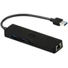 Bild von i-tec Advance U3GL3SLIM Schnittstellen-Hub USB 3.2 Gen 1 (3.1 Gen 1) Typ-A Schwarz (USB-A, 4 Ports), Dockingstation + USB Hub, Schwarz