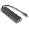 Bild von i-tec C31gl3slim (USB-C, 4 Ports), Dockingstation + USB Hub, Schwarz