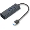 Bild von i-tec U3METALG3HUB (USB-A, 3 Ports), Dockingstation + USB Hub, Grau