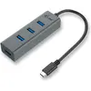 Bild von i-tec C31HUBMETAL403 (USB-C, 4 Ports), Dockingstation + USB Hub, Grau