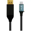Bild von i-tec USB Typ C   DisplayPort (Thunderbolt 3), Data + Video Adapter, Schwarz