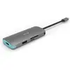 Bild von i-tec Metal Nano Dock (USB-C, 6 Ports), Dockingstation + USB Hub, Grau