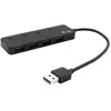 Bild von i-tec Metal Hub 4 Port (USB-A, 4 Ports), Dockingstation + USB Hub, Schwarz